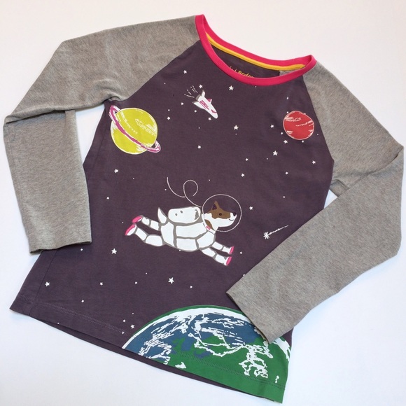 Mini Boden Other - Mini Boden Space Dog Glow-In-The-Dark Top Size 7-8
